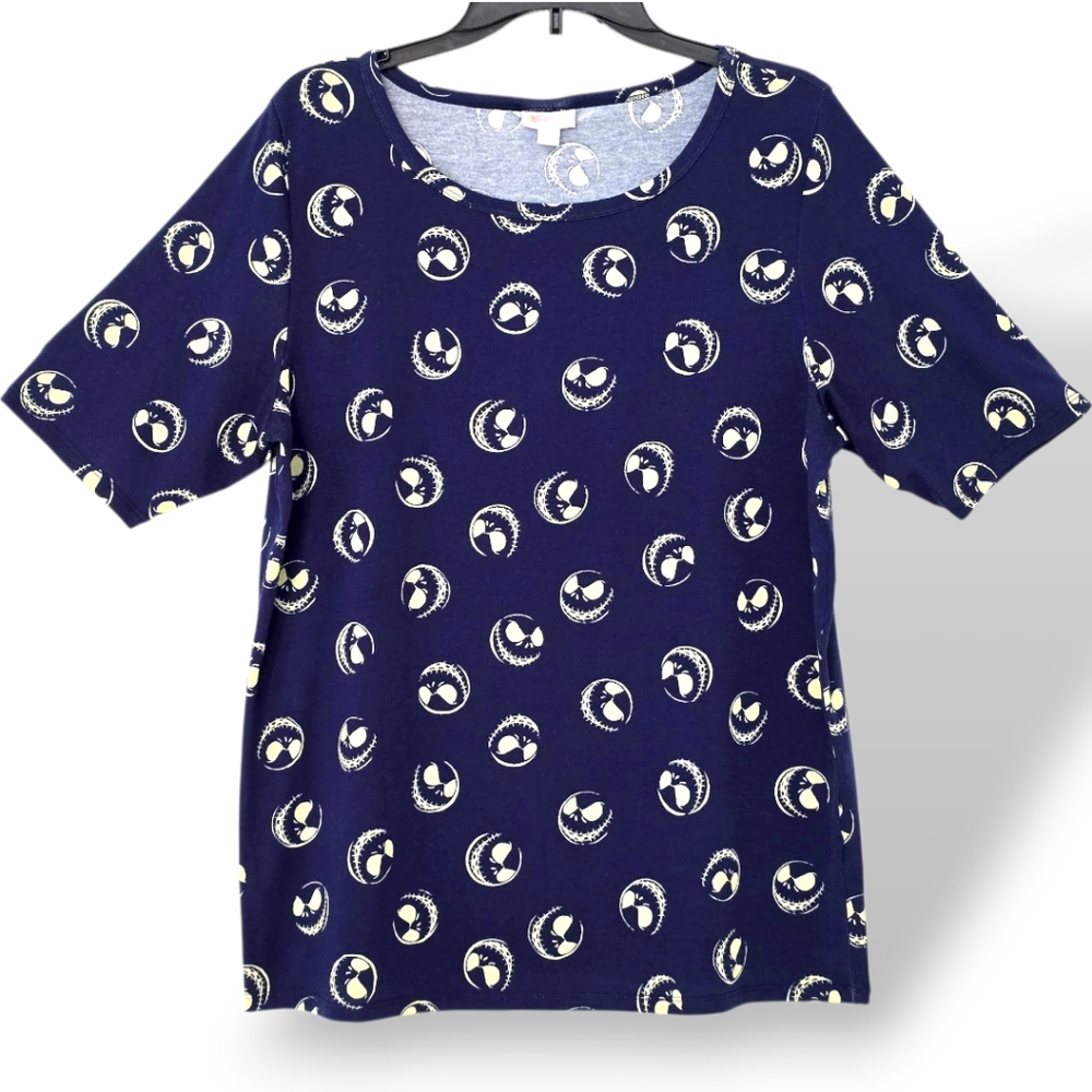 Disney Lularoe Gigi Nightmare Before Christmas Jack Skellington, Size 2XL